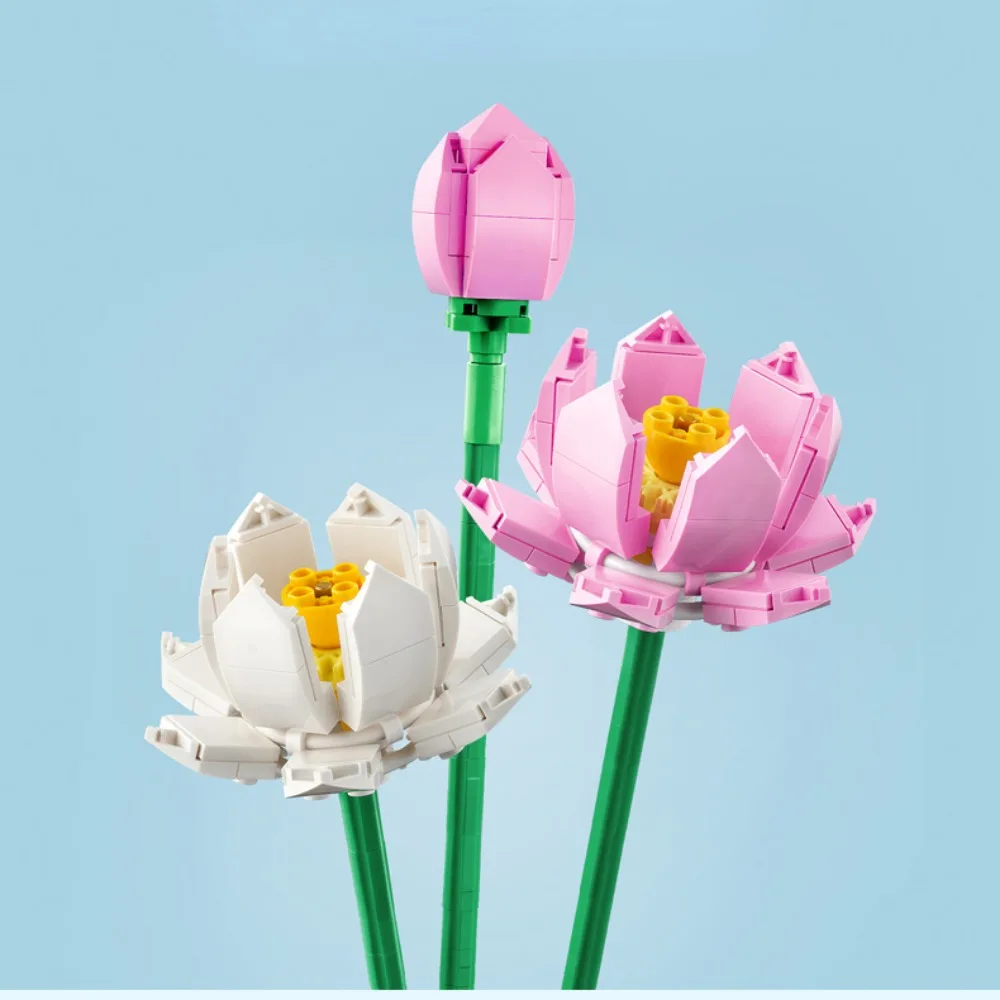 LEGO Flowers 40647 Lotus Flowers for Children Birthday Christmas New Year Gift 220pzs