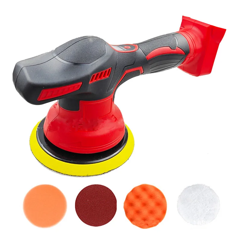 Fit for Milwaukee 18V Battery Cordless Car Polisher 8 Gears Electric Auto Polishing Machine Waxing Sanding Sealing Power Tools view 2