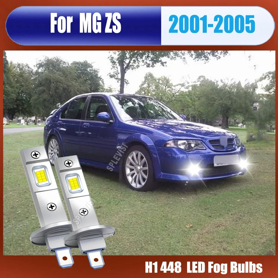 H1 LED White 6000K Fog Light Bulbs a wider and farther illumination range better visibility For MG ZS 2001 2002 2003 2004 2005