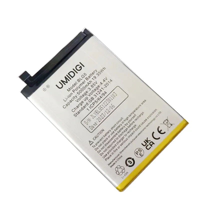 Roson for UMIDIGI G5 Battery 5000mAh 100% New Original Replacement Parts Phone Accessory Accumulators With Tools