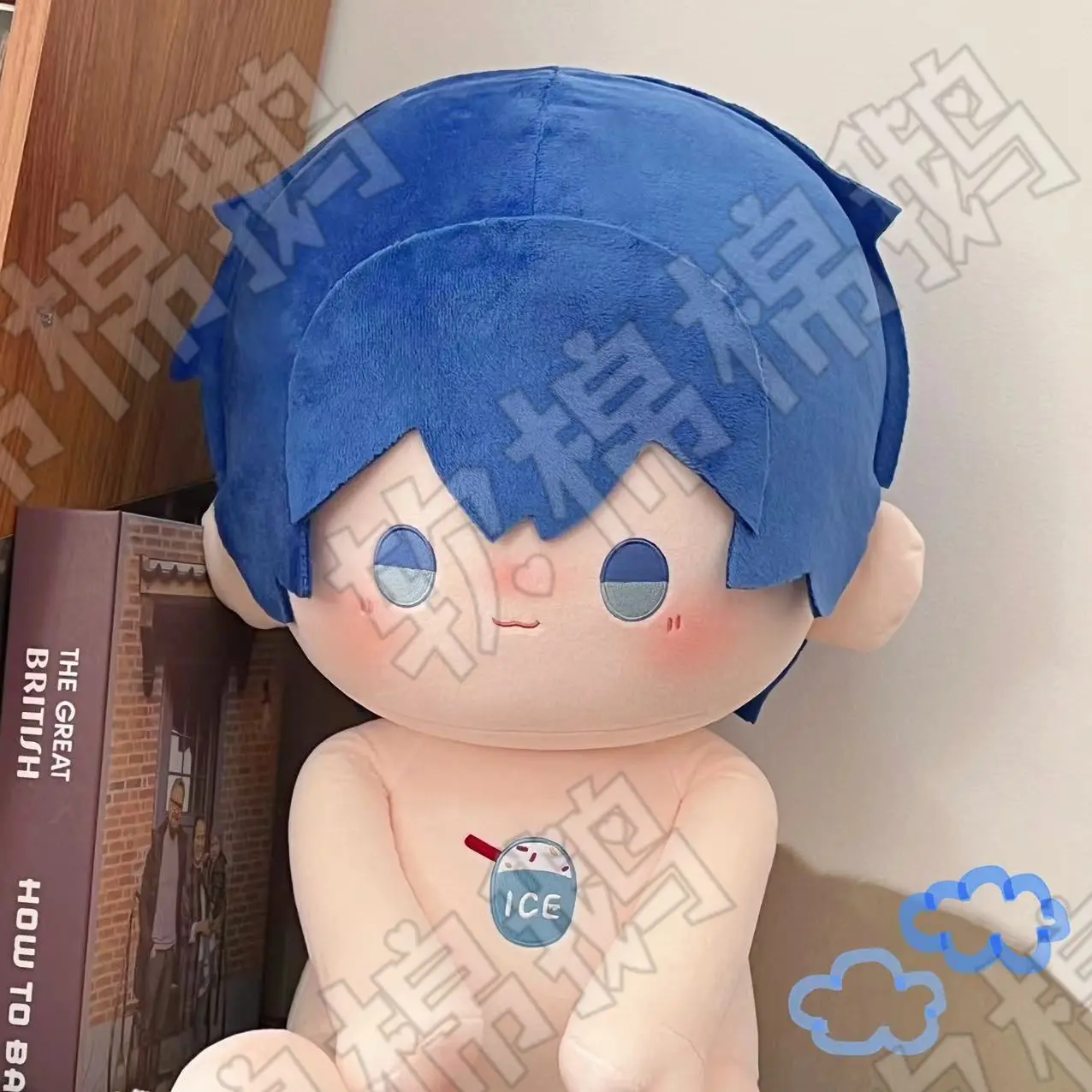 Pre-sale Game Kaito Doll Pillow  Anime 40cm Plush Figures Cartoon Plushies Only Naked Doll