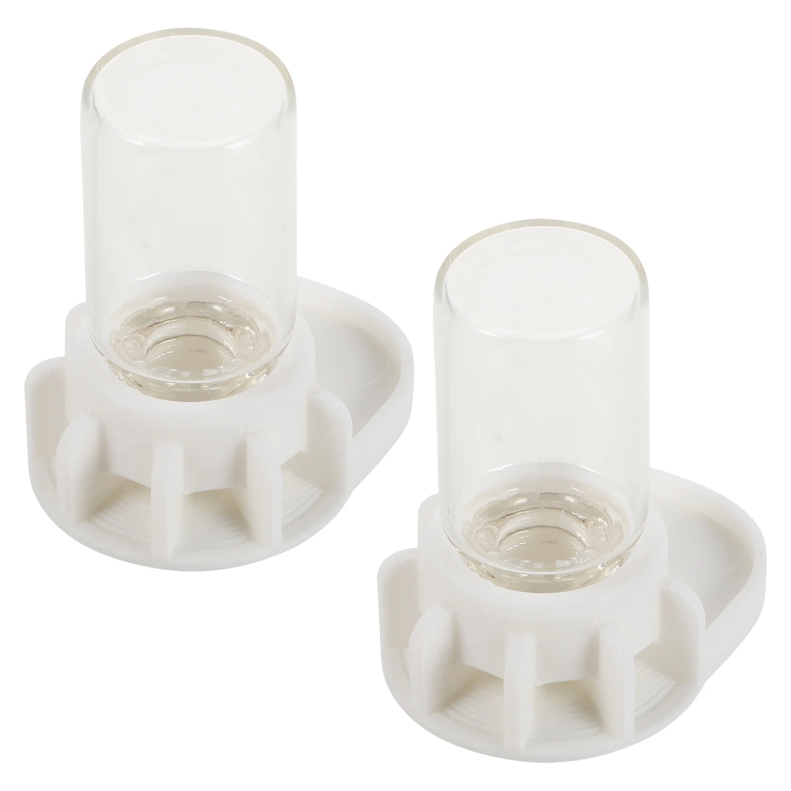 

2Pcs Ant Feeding Water Bowl Transparent Reusable Compact Waterer for Ant Formicarium Bee Insect Hydration Pet Supplies