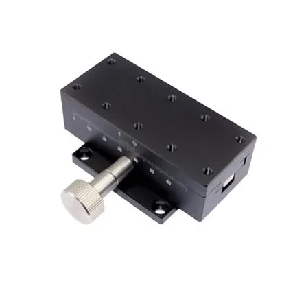LWX40 manual translation table dovetail slot slide table X-axis platform One-dimensional platform, rack and pinion type