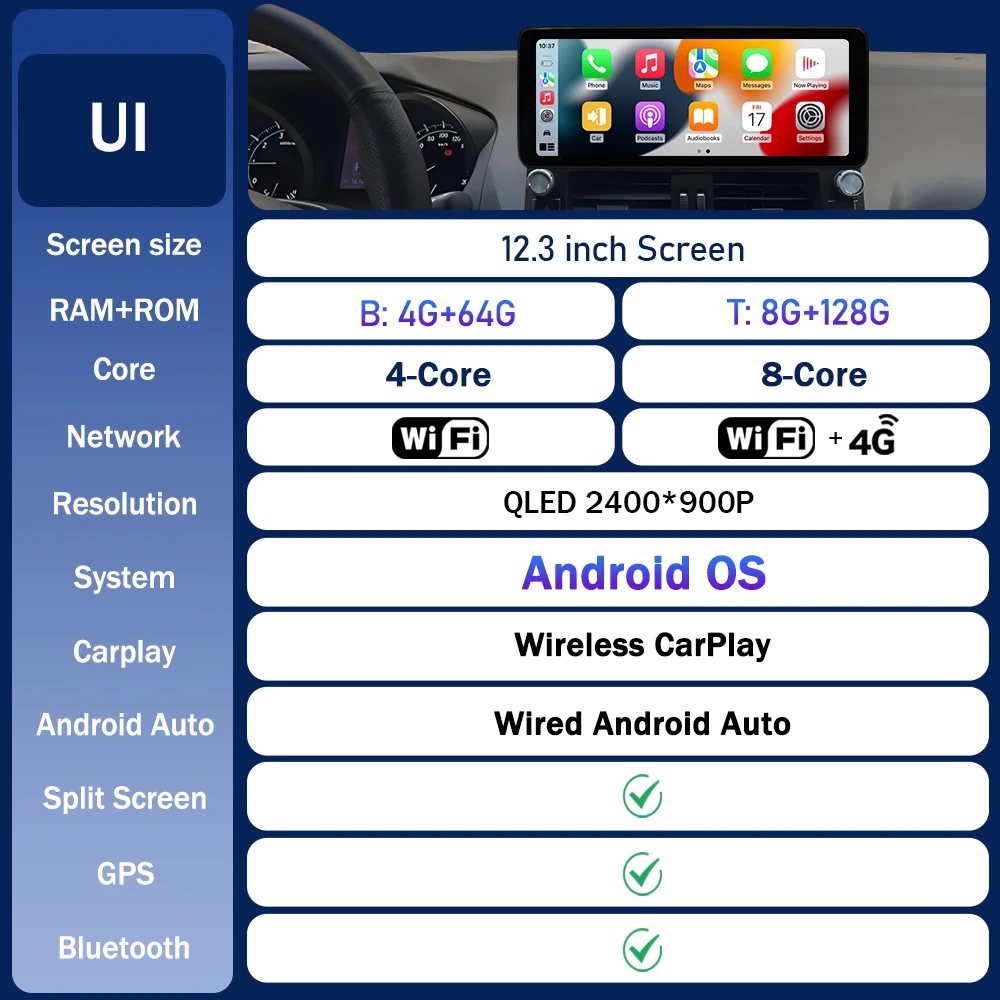 شاشة عرض السيارة لسيارة فولكس فاجن طوارق 2011 - 2017 نظام تشغيل أندرويد مشغل راديو الوسائط المتعددة DSP ستيريو نظام تحديد المواقع نافي اللاسلكية Carplay #3