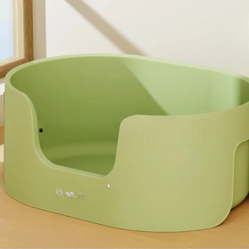 

Leak Proof Sandbox Cat Bedpans Toilet Playground Big Training Cat Bedpans Indoor Convenient Katzen Toilette Sand Box