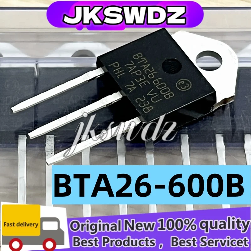 

5PCS 100% New BTA41-600B BTA41-600 TO-3P TO3P BTA41600B BTA26-600B BTA26-800B BTA41-700B BTA41-800B BTA41700BJSWDZ