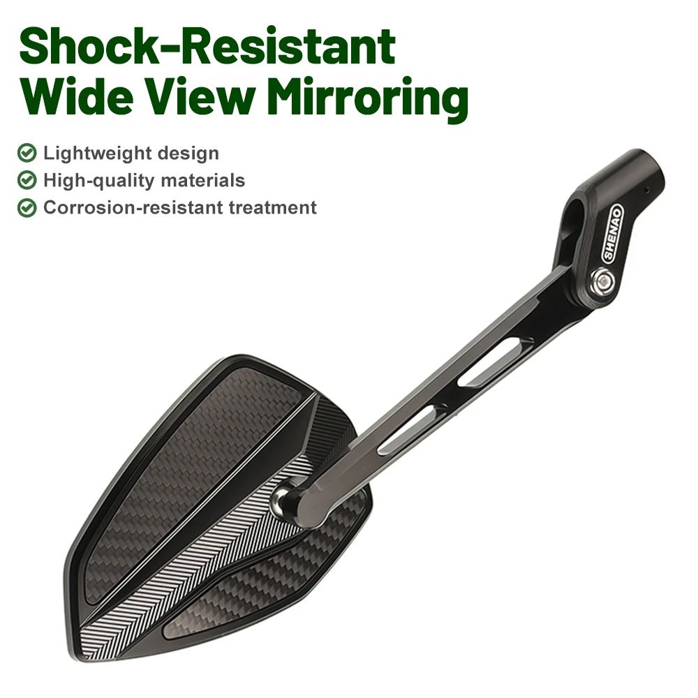 Motorcycle Rearview Mirrors For KYMCO DTX360 DTX560 DTX300 AK Premium 575 AK550 Xciting S400 CNC Aluminum Small Mirror