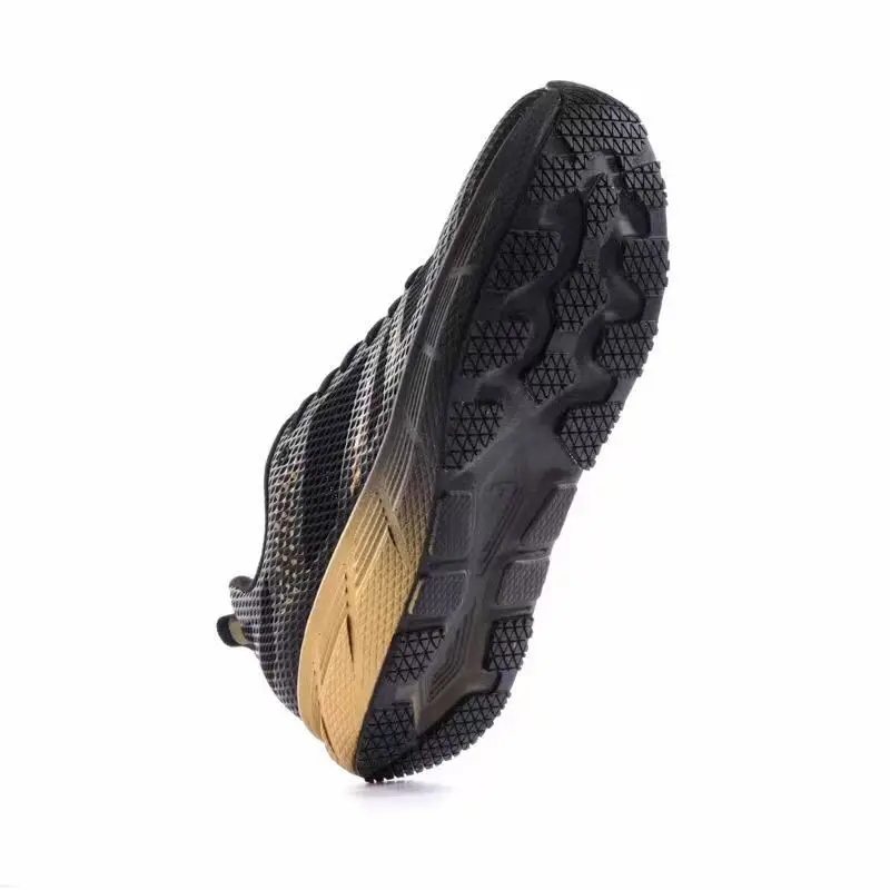 Par de zapatos deportivos para hombre, zapatos para correr de malla, transpirables, finos, ligeros, absorbentes de golpes, cómodos