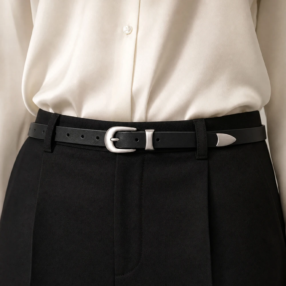 

High Quality Women's Pin Buckle Belt Fashionable Women's Soft Thin Belt New Trendy Women's Clothing Accessories