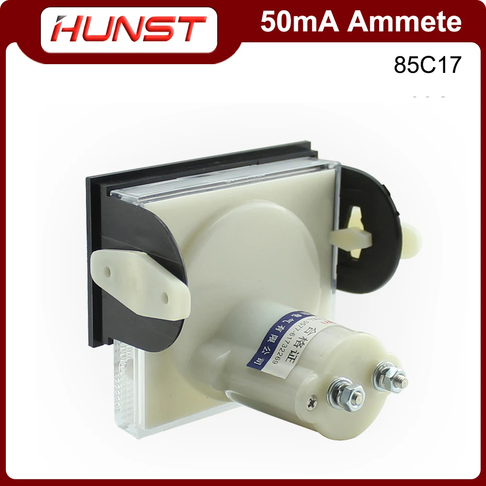 Hunst-amperímetro de 50mA 85C17 DC 0-50Ma, Panel para grabador de corte láser CO2