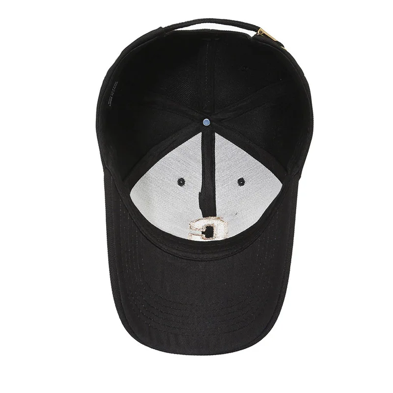 1pc men's and women's lettered magnetic embroidered outdoor fashion sunshade baseball cap