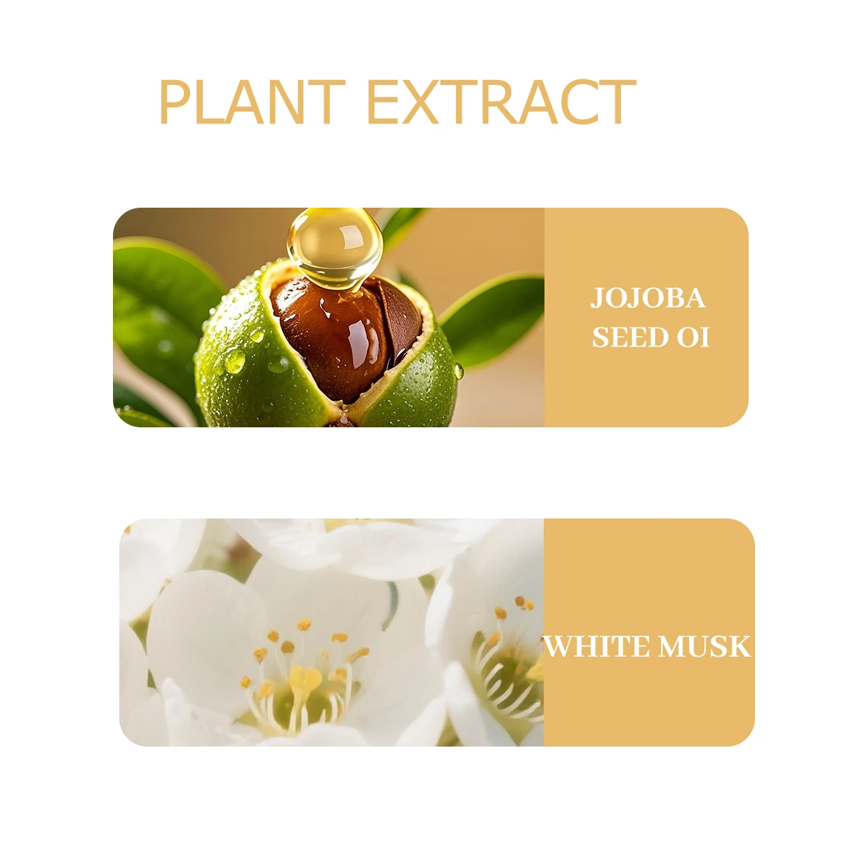 NIVAVIN White Musk Essential Oil 30ml/60ml/100ml Pure 100% Plant Extracts, Freshens the Air. For body and hair care.