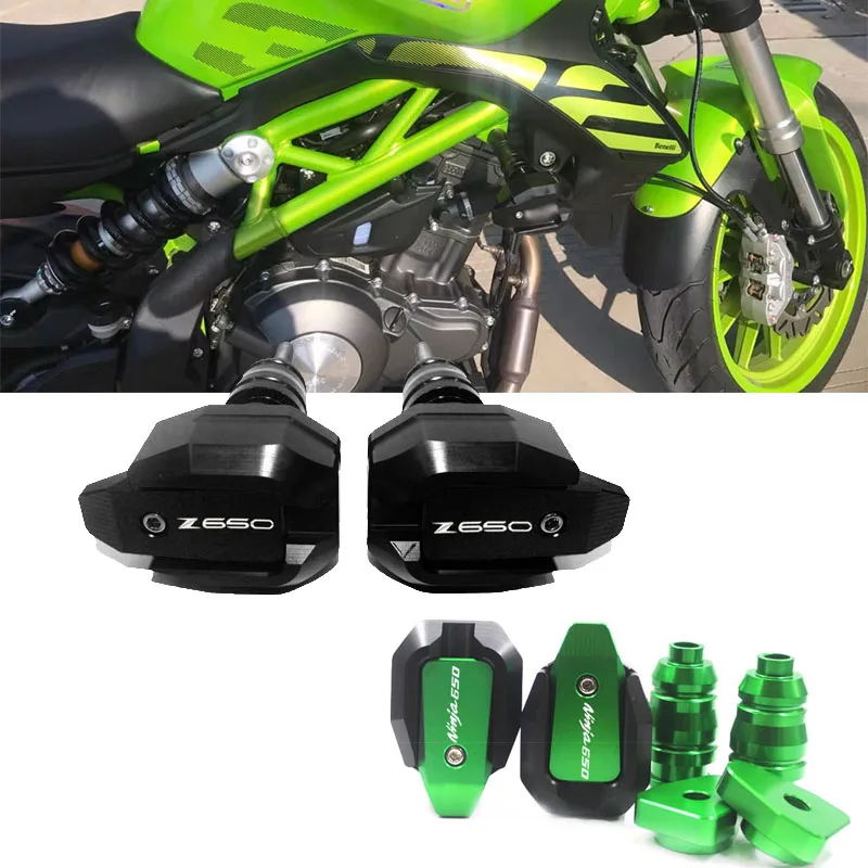 Para NINJA650 Z650 NINJA 650 Z 650 2017-2024 Protector anticaída para motocicleta barra de protección de bola anticaída bola anticaída
