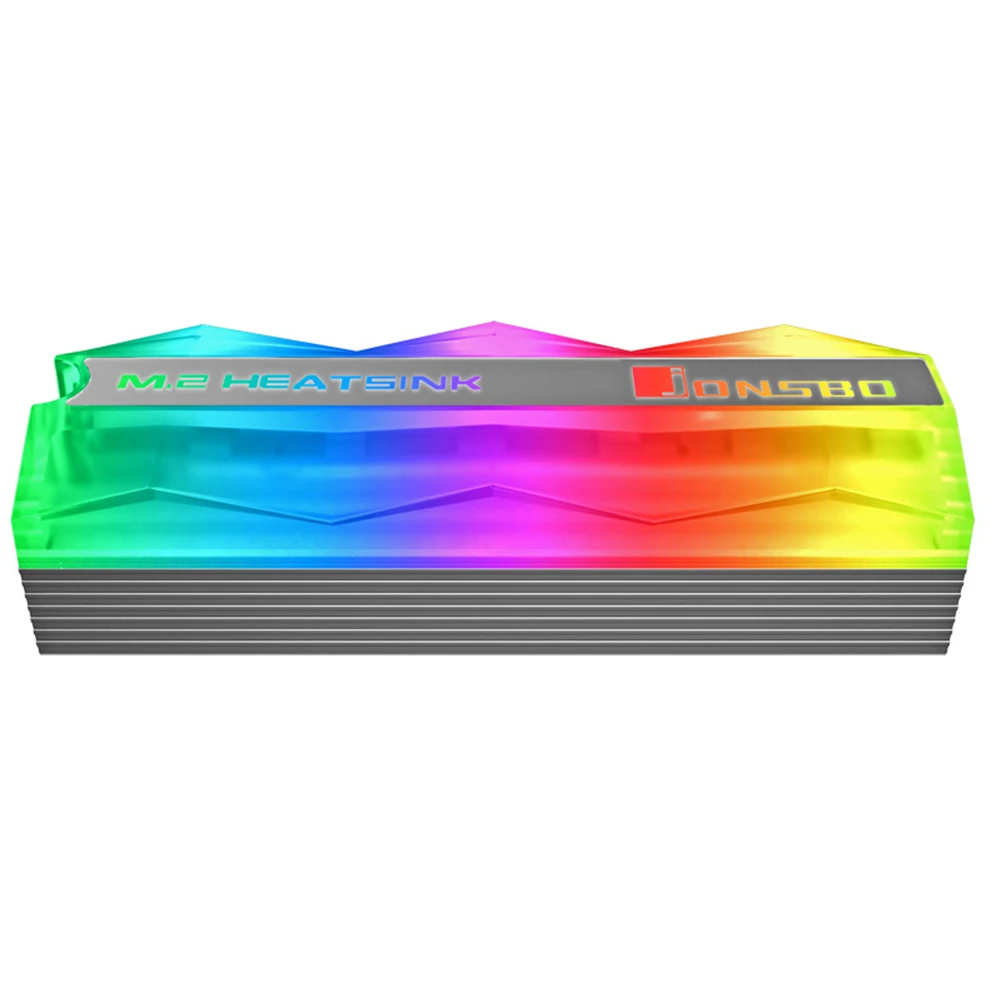 M.2 SSD Heatsink 5V 3Pin ARGB Synchronization Lighting Effect M.2 2280 Solid State Drive Cooler Heat Sink Heat Dissipation