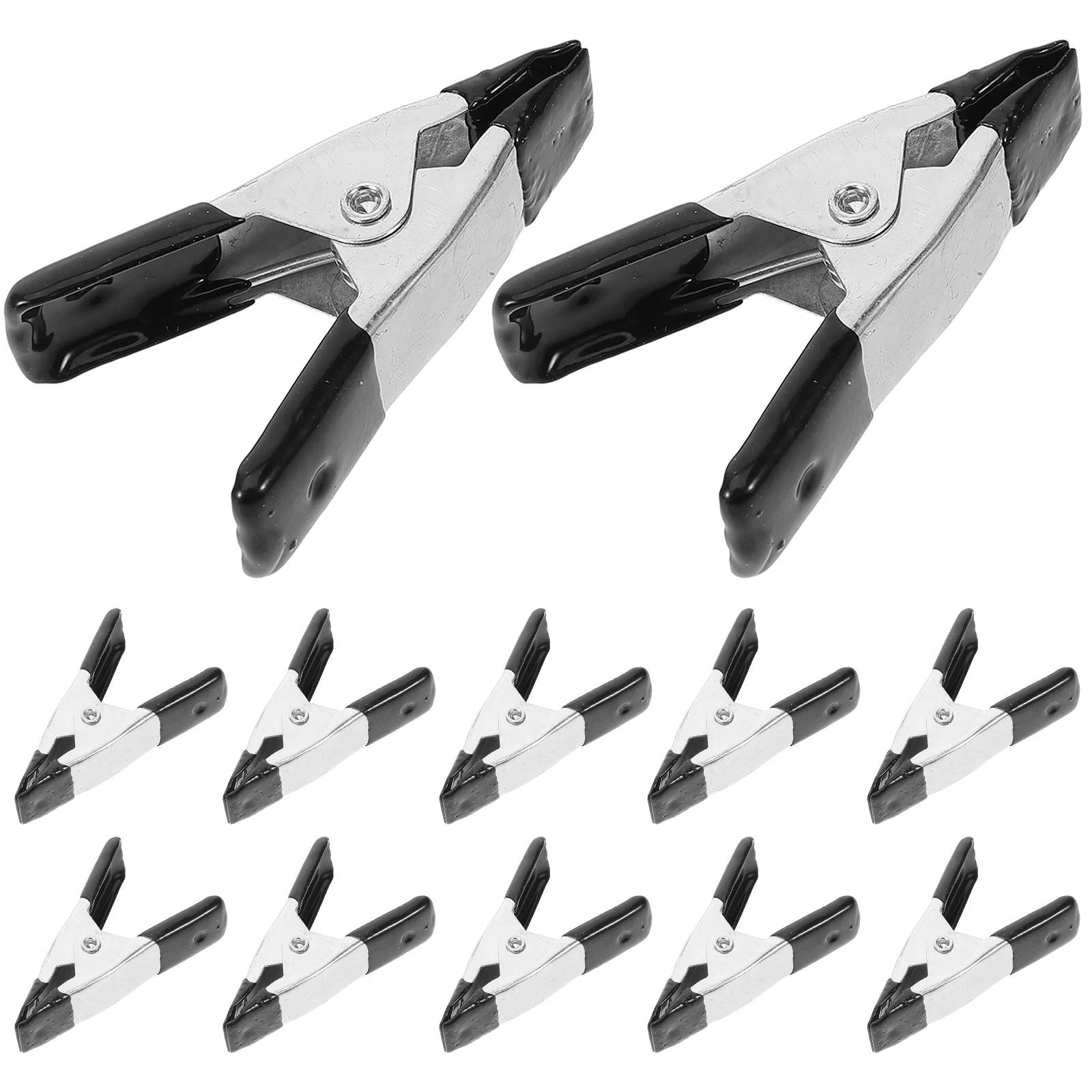 

20pcs 2 Inch Metal Mini A Word Spring Clamps Heavy Duty Backdrop Clips for Woodworking Strong Sturdy Small Clamps Set