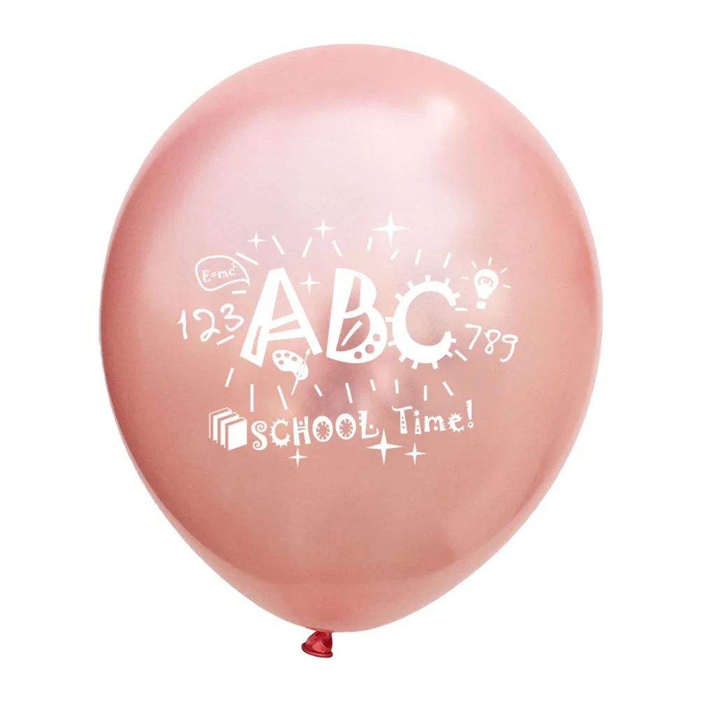 

20 Pcs Balloon Decoration School Party Supplies Classroom Layout Latex Balloons Vibrant Color Reusable Festive Photo Prop