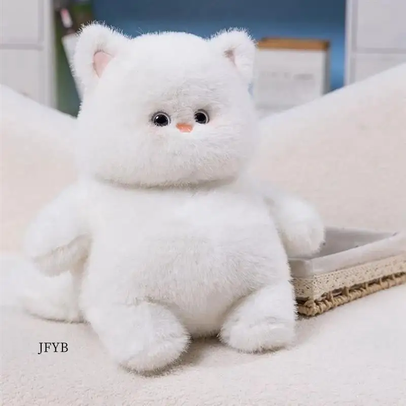 

JY-Big Cat Plush Toy Kitten Super Soft Soothing Sleeping Animal Doll For Children's Birthday Gift