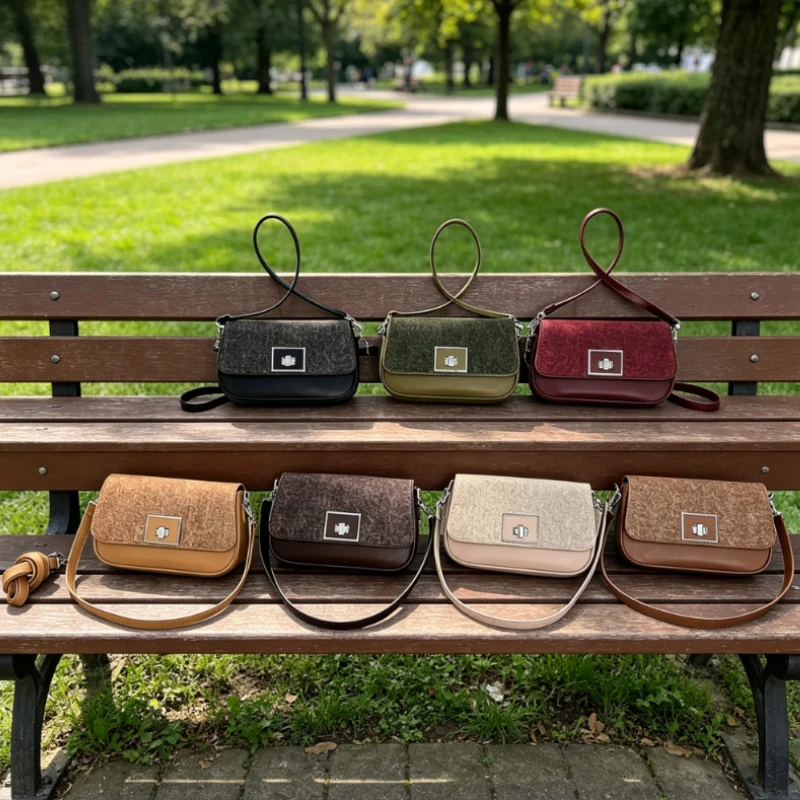 Elegant design women's chain strap crossbody bag, outdoor leisure travel handbag, fashionable trend shoulder bag