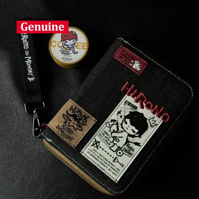 Original POPMART Hirono Echo Series Passport Bag Trendy Fashion Peripheral practical Collectibles Birthday Gifts