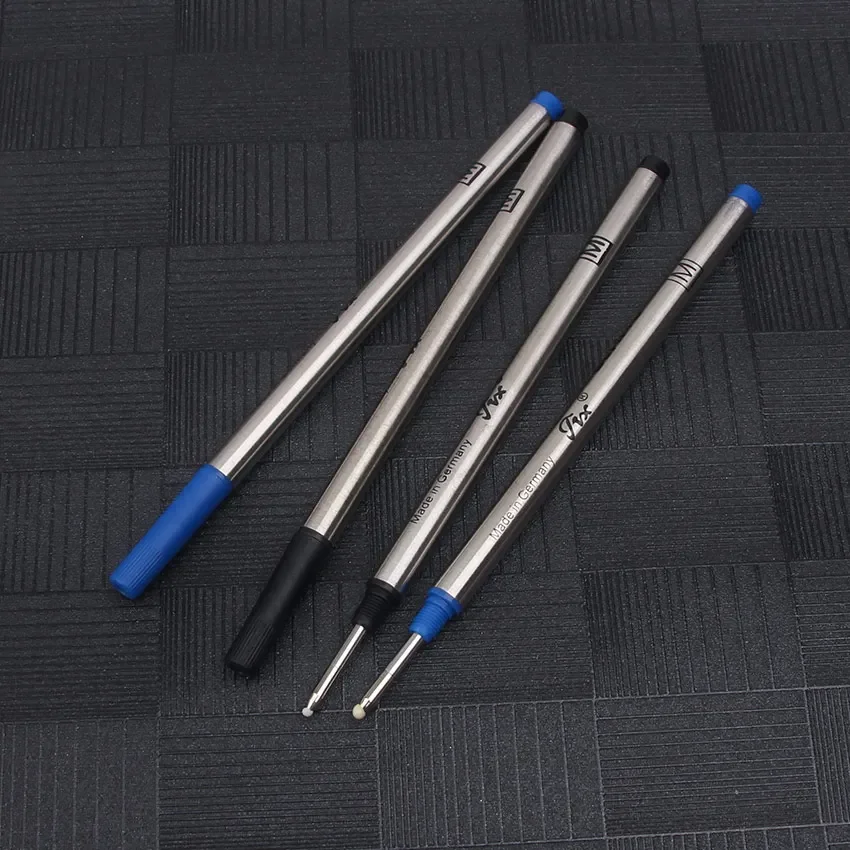 10 Pcs/lot Roller Rollerball Pen Refill Blue / Black Ink M 710 Type M Point Smooth Writing Pen Accessories