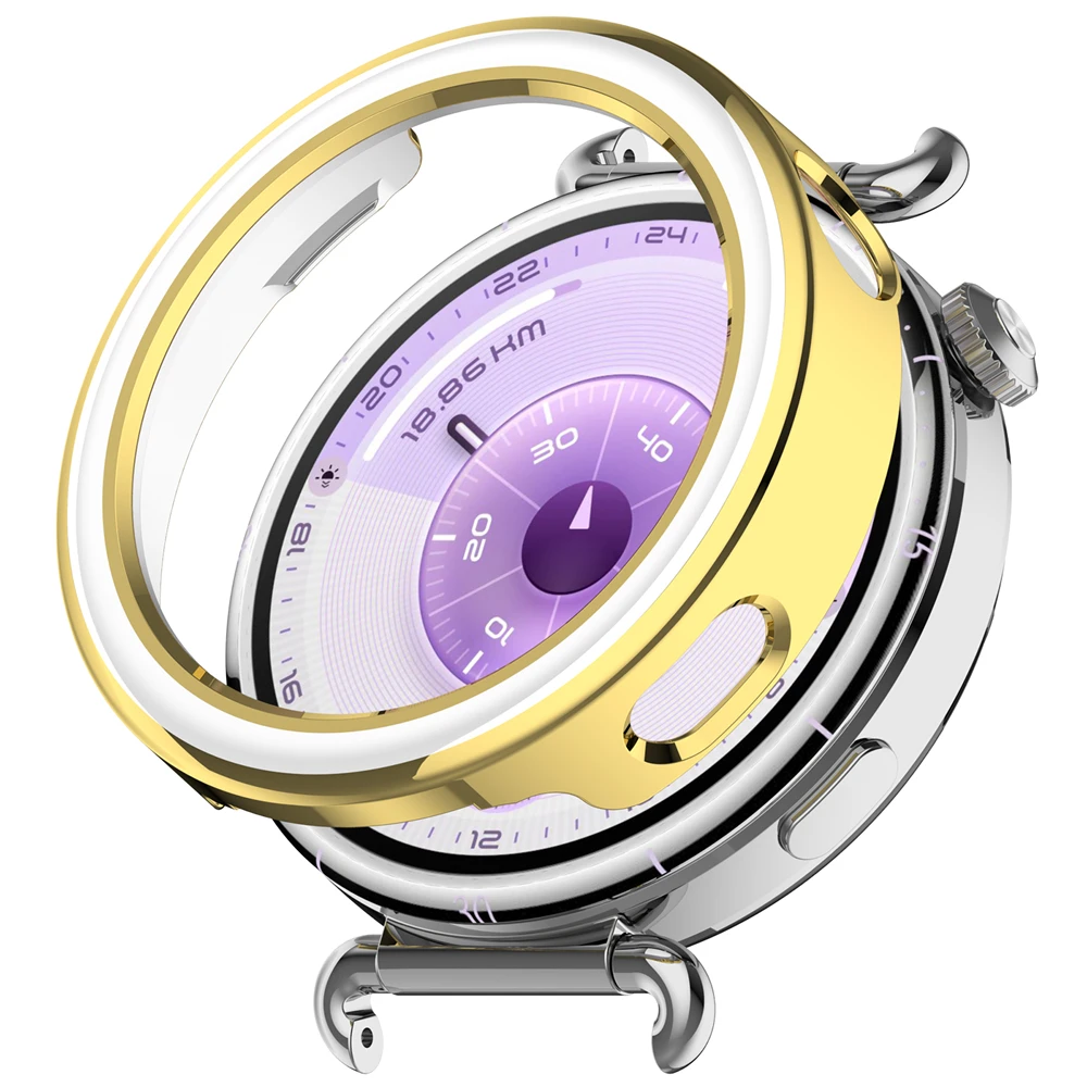 Protective Case For Huawei Watch GT6 41mm / GT5 41mm PC hollow-out Watch Cover Frame Bumper Replacement Shell Smartwatch Accesso