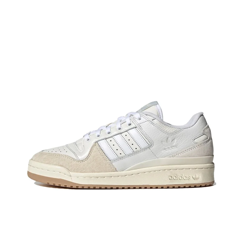 Adidas Originals FORUM 84 Low Adv Leather, Suede Low top Skateboard Shoes Unisex Ecru FY7998