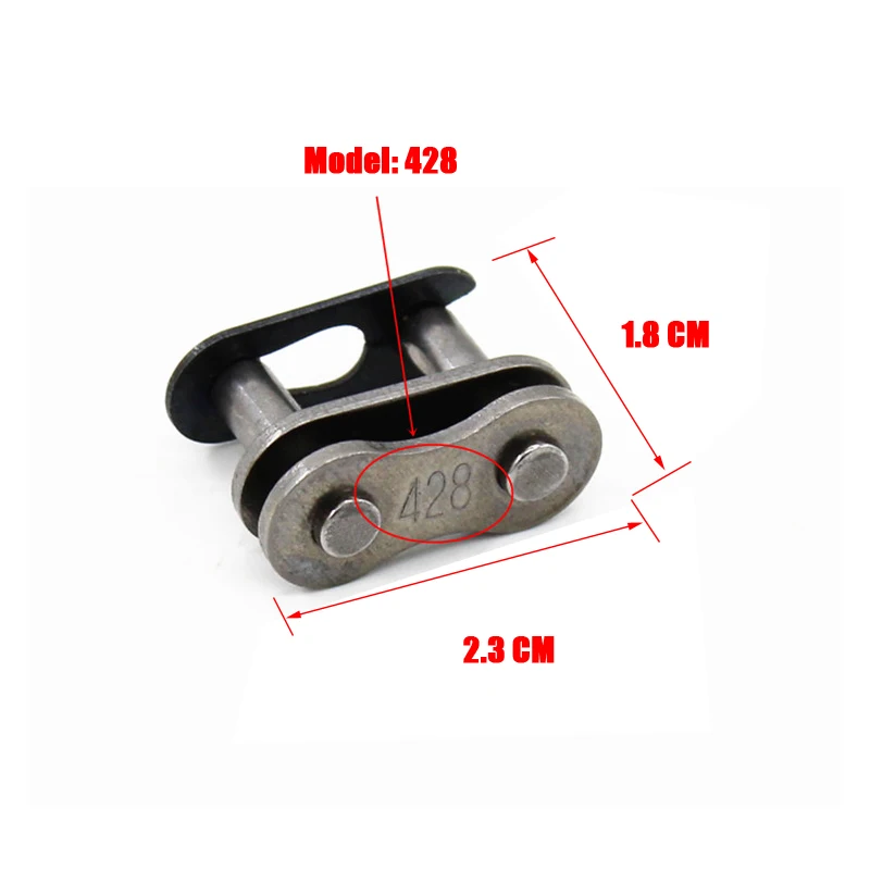 USER-X Motorcycle chain buckle DID 420 428 530 630 428 thickened chain buckle chain lock chain joint Chain quick release