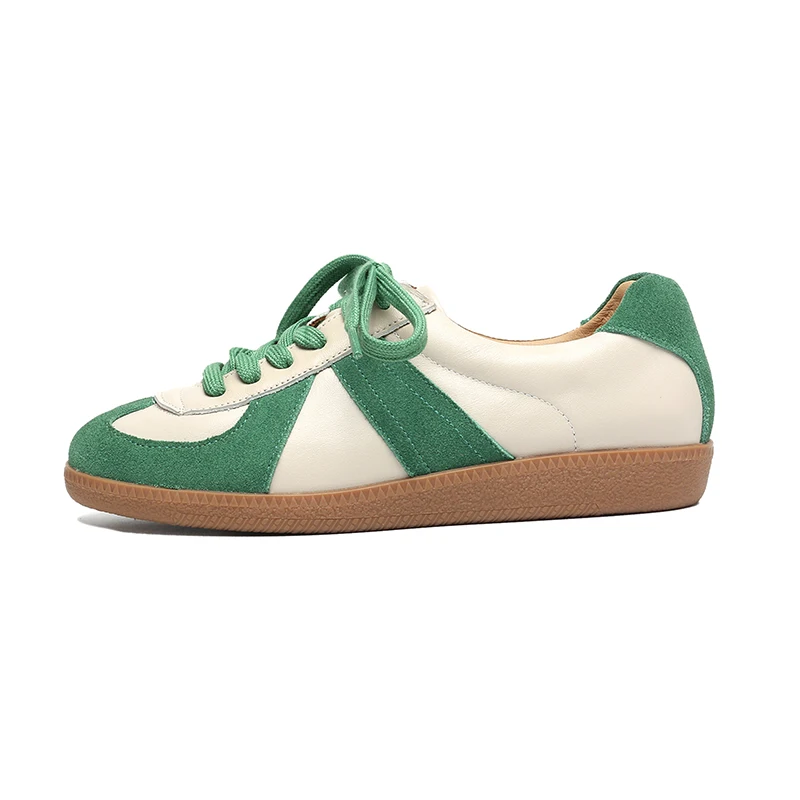 Trendy 2026 Women's Cow Suede Sneakers - Casual Platform Shoes