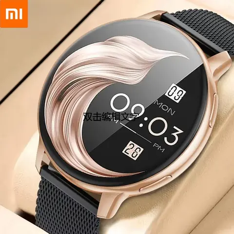 Xiaomi 2025 Smart Watch Women Bluetooth Call Custom Dials Watches Blood Oxygen Monitor Sport Men Smartwatch Ladies