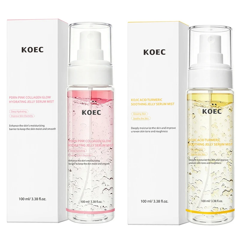 Rice Hyaluronic Acid Facial Moisturizing Spray PDRN Collagen Jelly Gel Spray 100ml Hydrating Soothe Skin Strengthen Skin Barrier