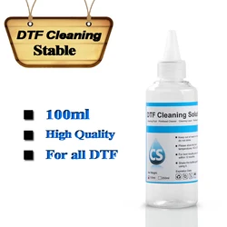 100ml DTF Cleaning Solution for DTF ink For epson L1800 L800 L805 I3200 XP600 DX5 DTF Ink All Desktop Large Format DTF Printer