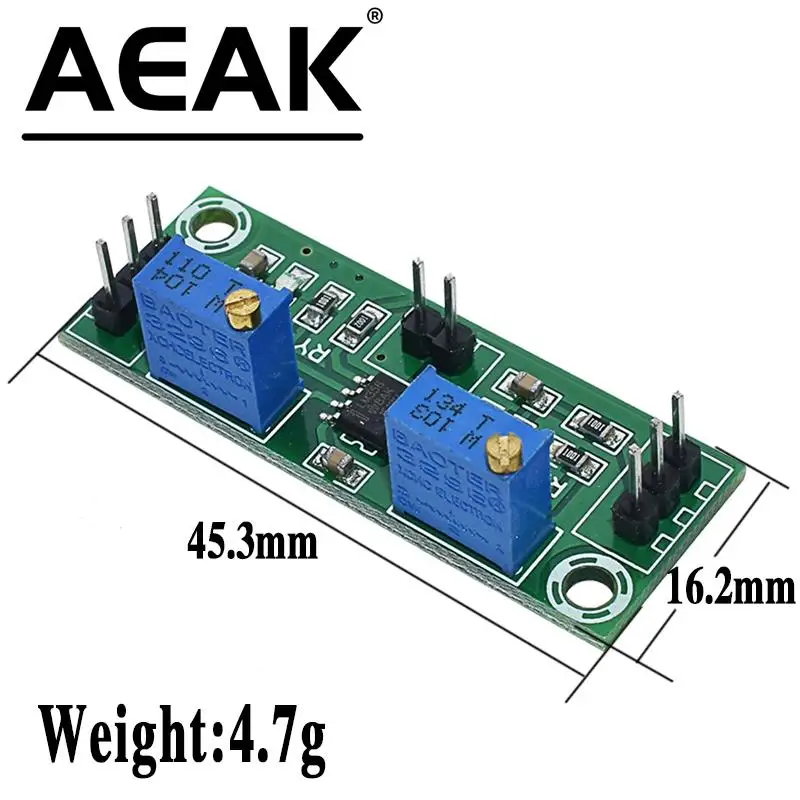 LM358 Weak Signal Amplifier Voltage Amplifier Secondary Operational Amplifier Module Single Power Signal Collector AEAK