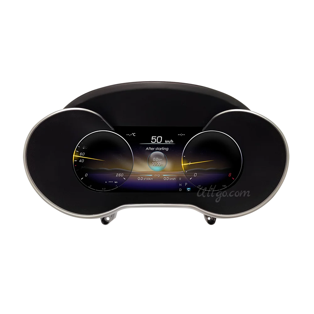 LCD Instrument Cluster for Mercedes Benz C Class W205 / GLC X253 / GT AMG Virtual Cockpit Digital Speedometer Support CarPlay