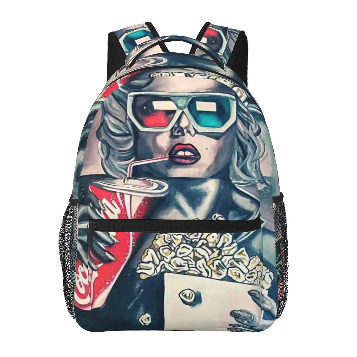 

Funny Marilyn Monroe Backpack for Girls Boys Travel RucksackBackpacks for Teenage school bag