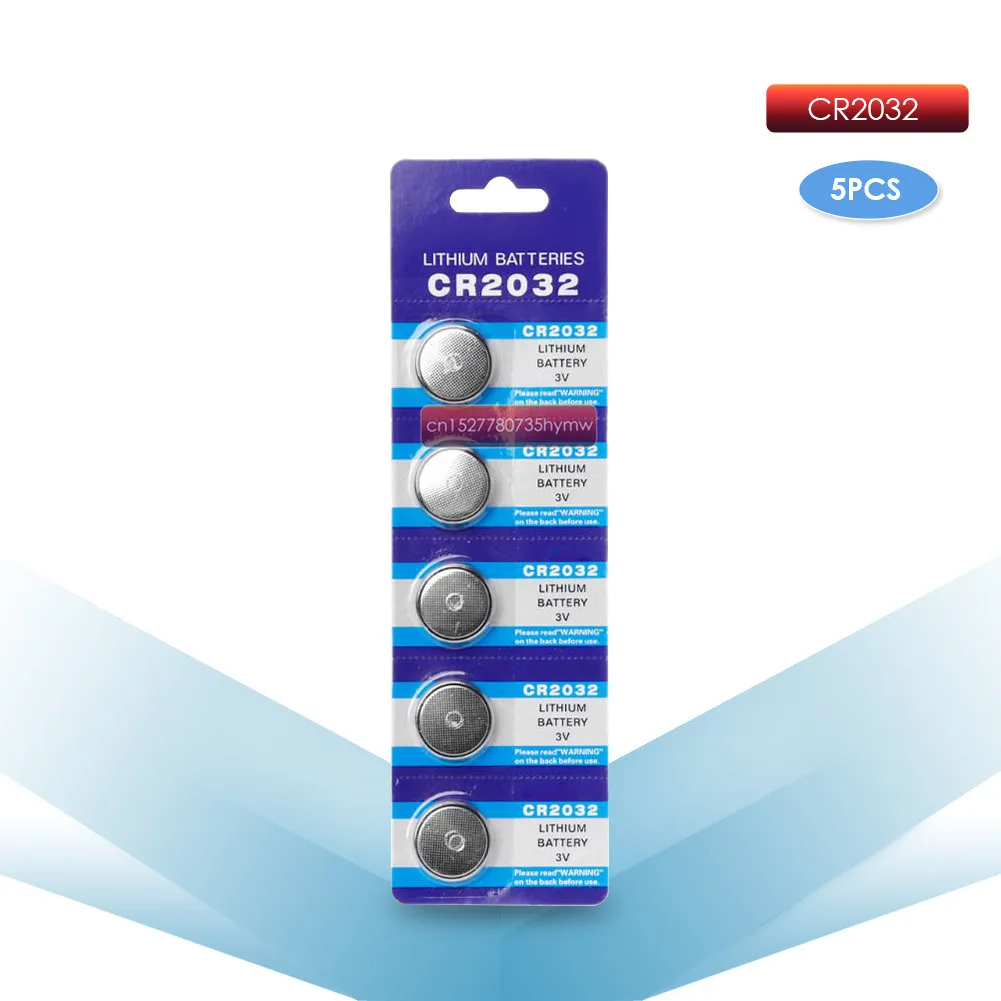 kpay 5pcs CR2032 Button Batteries BR2032 DL2032 ECR2032 Cell Coin Li-lon Battery 3V CR 2032 For Watch Electronic