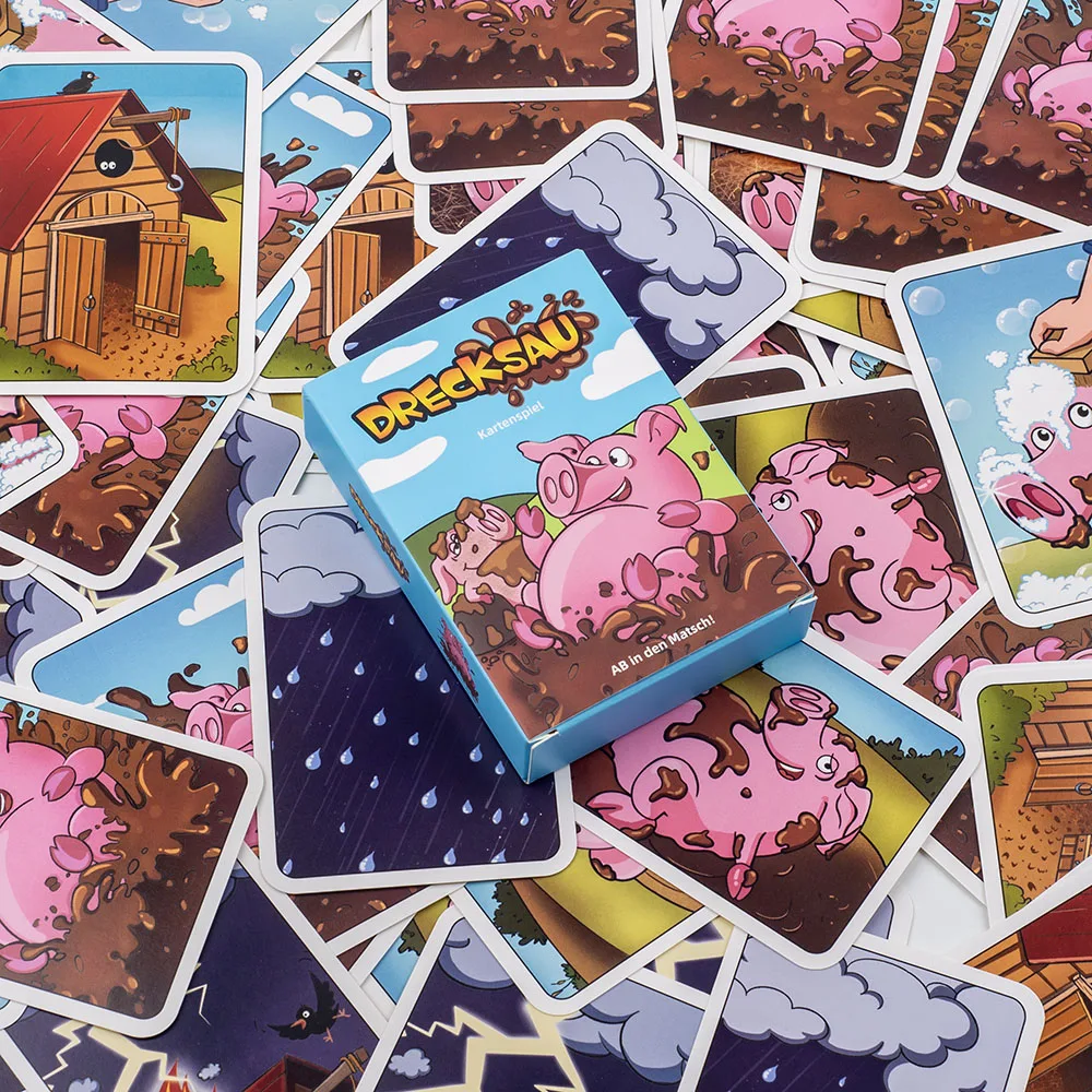 Bestseller 1 Set Heißes Drecksau Partyspiel Kartenspiel Brettspiel Intellektuelles Spielzeug Geschenke 10,7*7,6cm – Detail 9