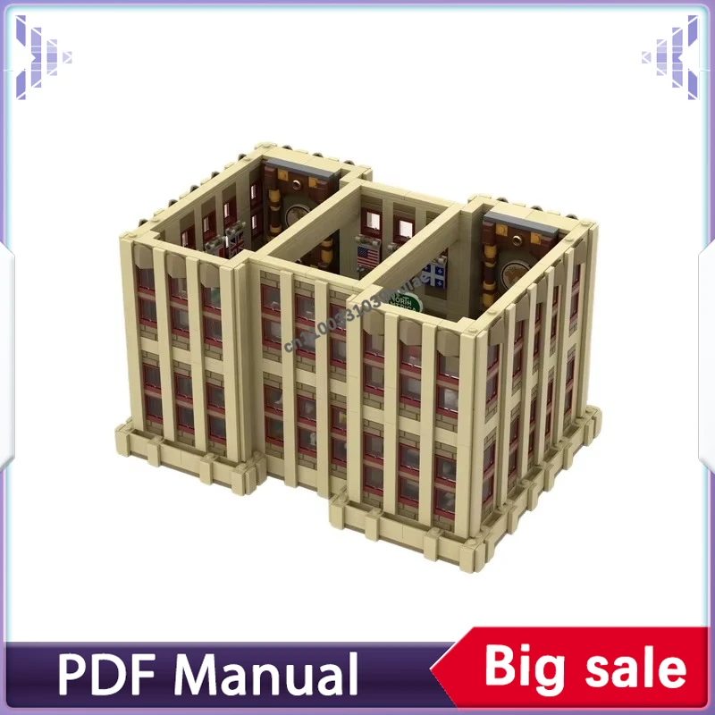 MOC Empire Brick Structure Building Blocks Vintage Royal Architectural Scene Collectible Set