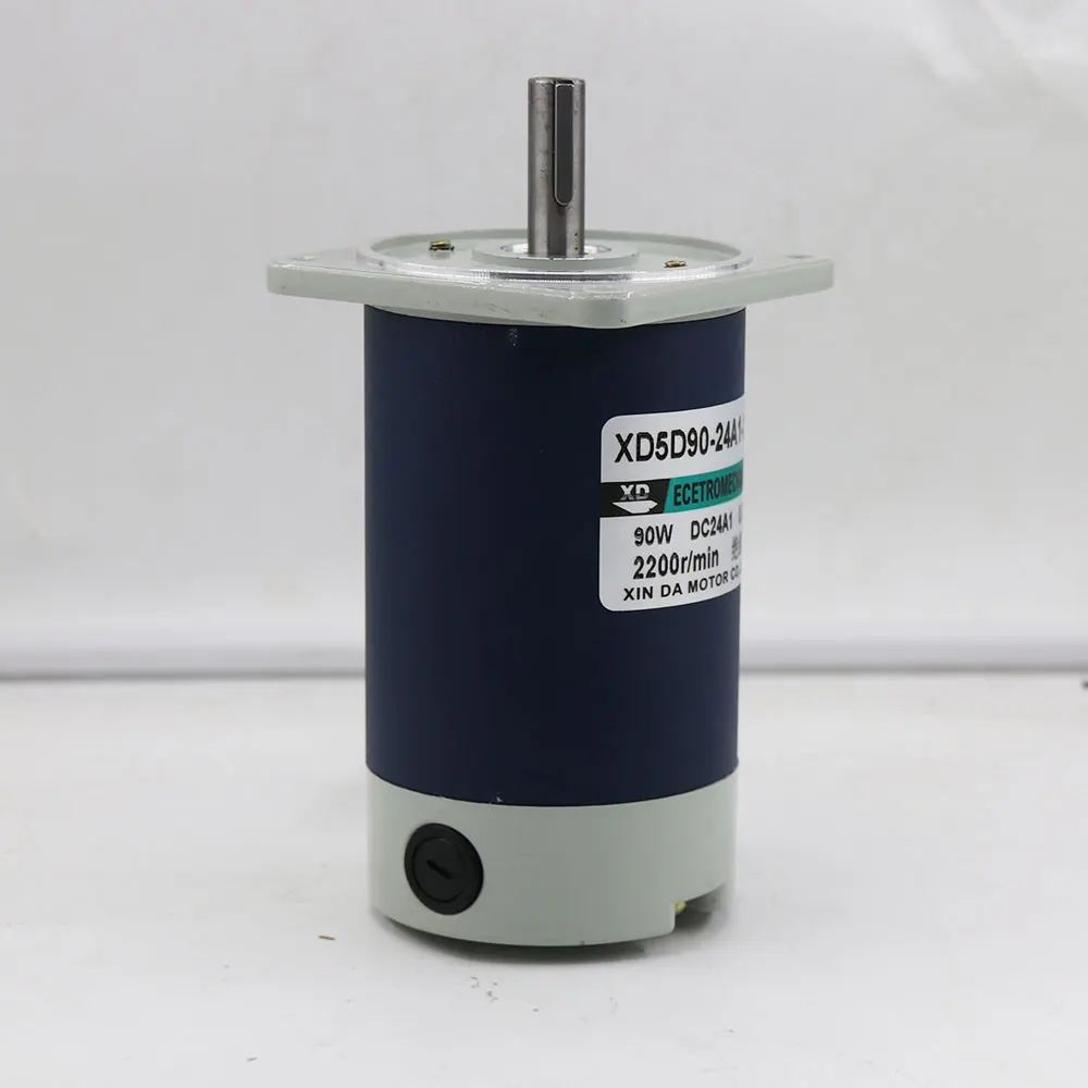 12v24v DC Brush High Speed Motor 90W Strong Torque Forward And Reverse Motor Adjustable Speed Micro 9 Volt Dc Motor