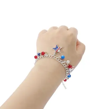 6 best sales Pulseira de bandeira com miçangas - №3