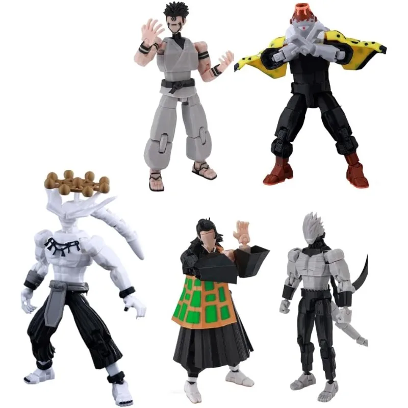 

New Jujutsu Kaisen Anime Scale Model Spellcasting Resurgence 3D Printed Action Figurine Movable Joints Interchangeable Parts