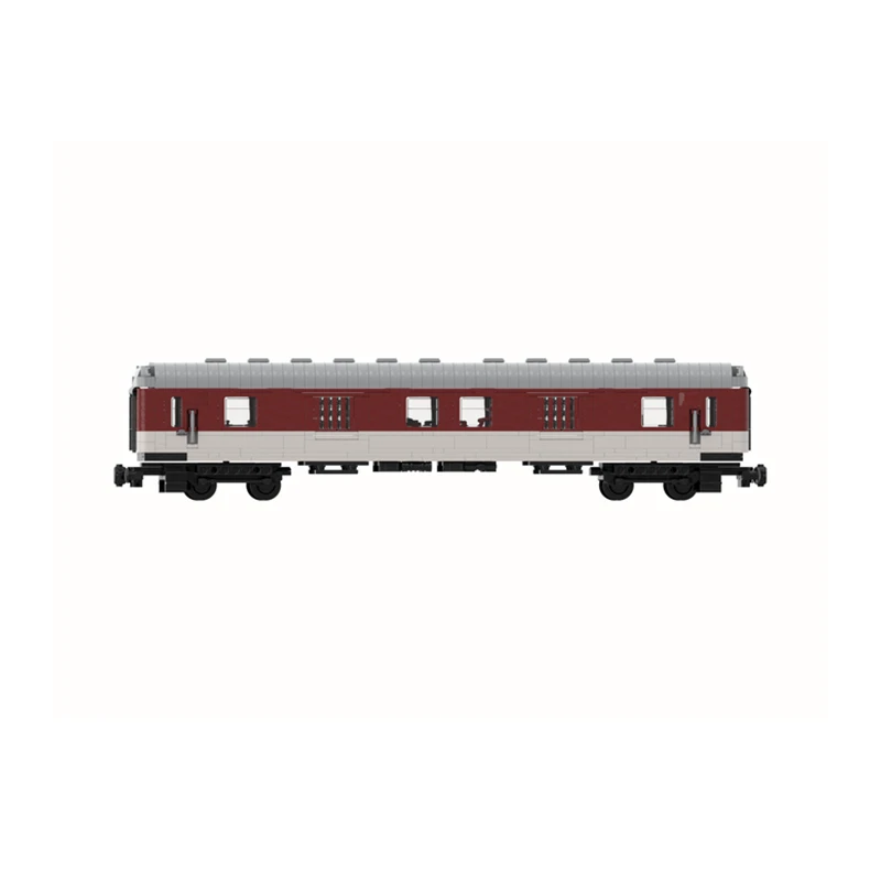 MOC Building Block carrozza treno bulgaro bagaglio allenatore modello educazione Puzzle giocattoli tecnologia mattoni regalo per bambini