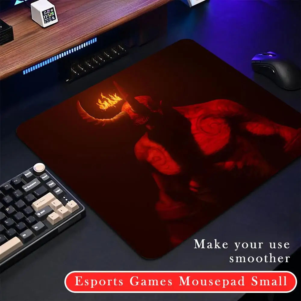 Devil H-Hellboy Mouse Pad Rubber Small mouse pad CSGOs desktop computer office keyboard e-sports ROGs game