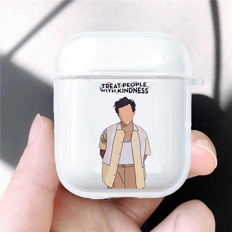 Hot singer Treat People with Kindness Soft TPU Case For AirPods Pro2 1 2 3 Clear Silicone Wireless Bluetooth Earphone Box Cover