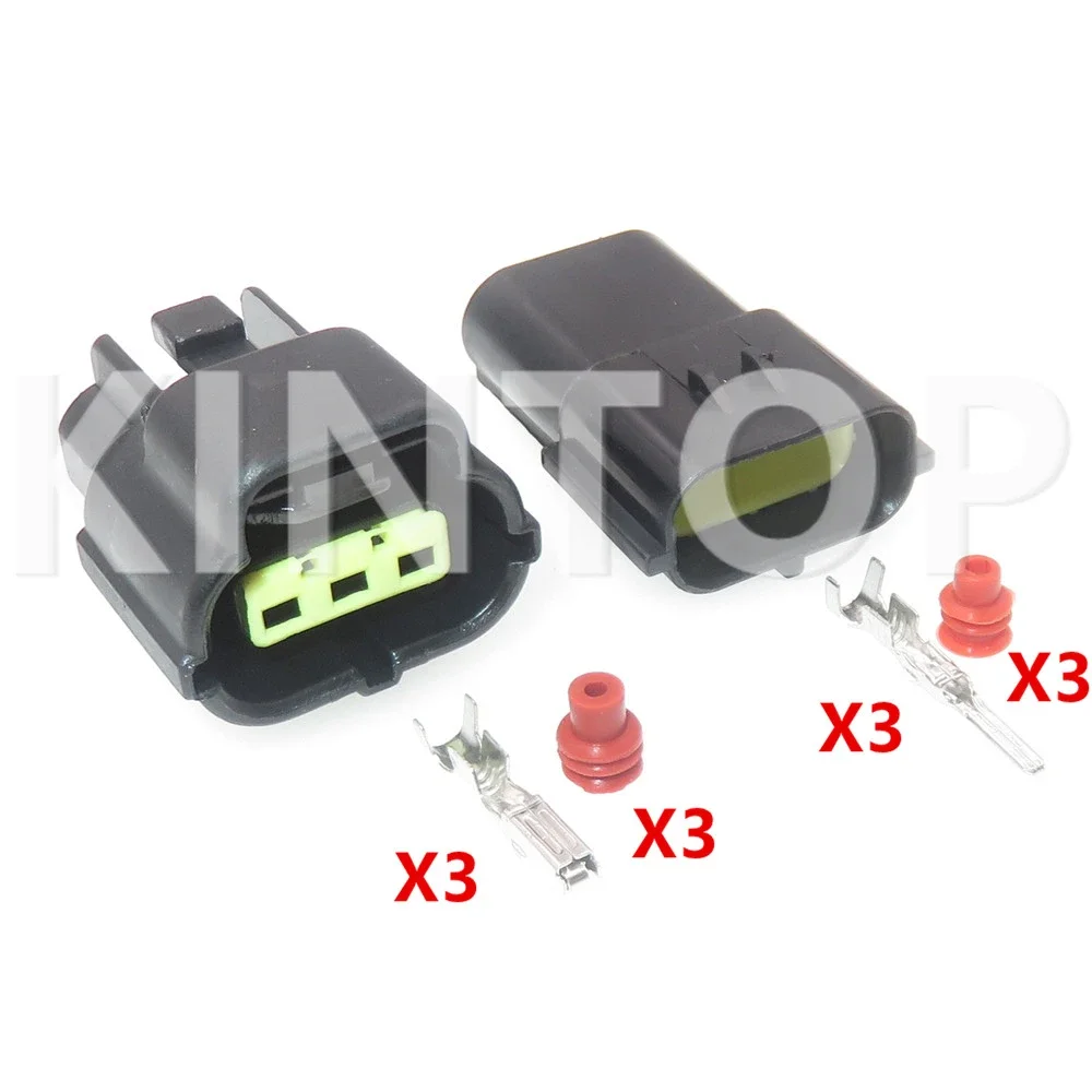 1 Set 3 Pins AC Assembly Car Oxygen Sensors Sealed Connector 174357-2 368523-1 174359-2 Auto Throttle Sensor Wire Terminal Plug - Detail 1