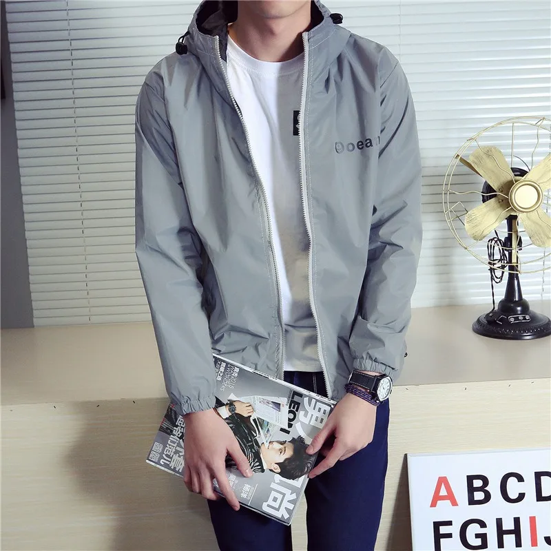 Led light up blusão casais ciclismo jaqueta reflexiva combinando noite correndo esportes usar suas dela capa de chuva de segurança ao ar livre