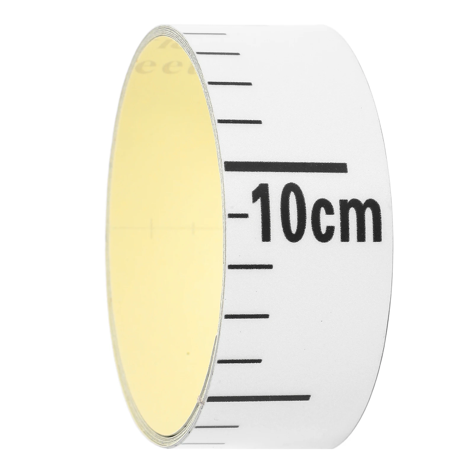 

Water Level Scale Sticker 35cmx2m White Reflective Self Adhesive Measurement Tool for Capacity Pond Pool Gauge markings visible