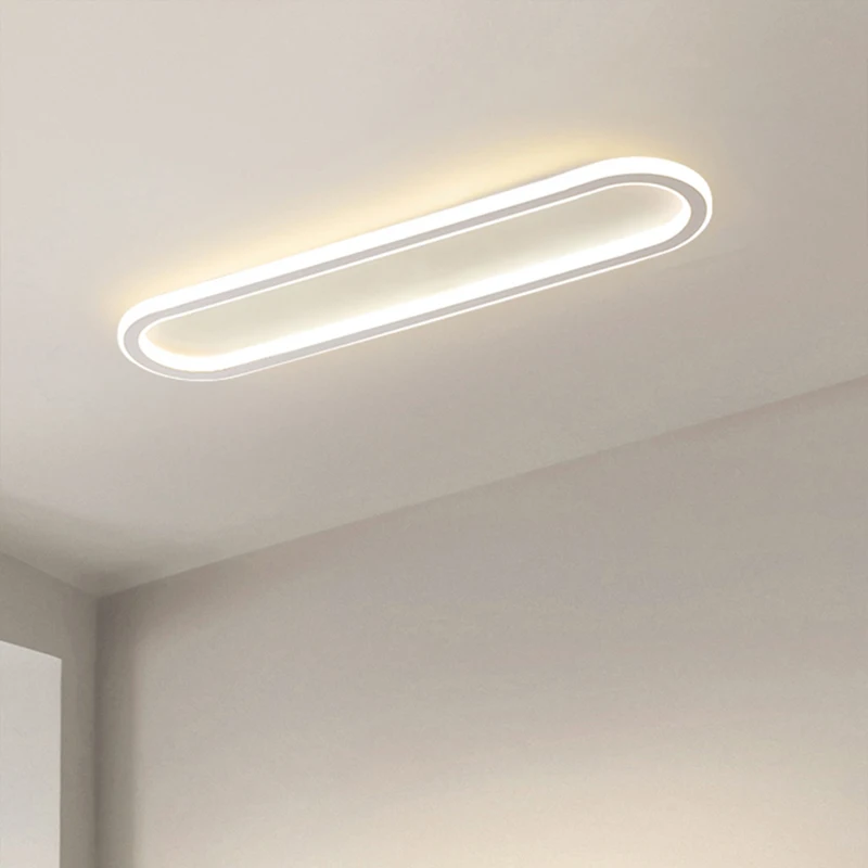 Tira de luces LED modernas para techo, iluminación interior para dormitorio, pasillo resistente, porche, sala de estar, decoración del hogar