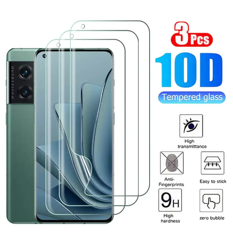 3Pcs Full Cover For Oneplus 10 Pro Protective Hydrogel Film On One Plus 10Pro Soft Full Cover Screen Protector Full Cover