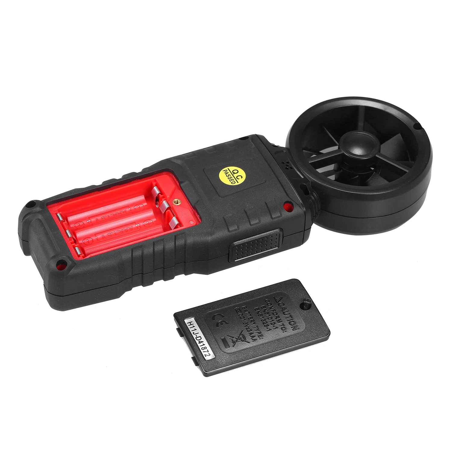 HT625A Handheld Digital Anemometer Electronic Wind Speed Meter Tester 0.01m/s Resolution CE Certified ABS Material