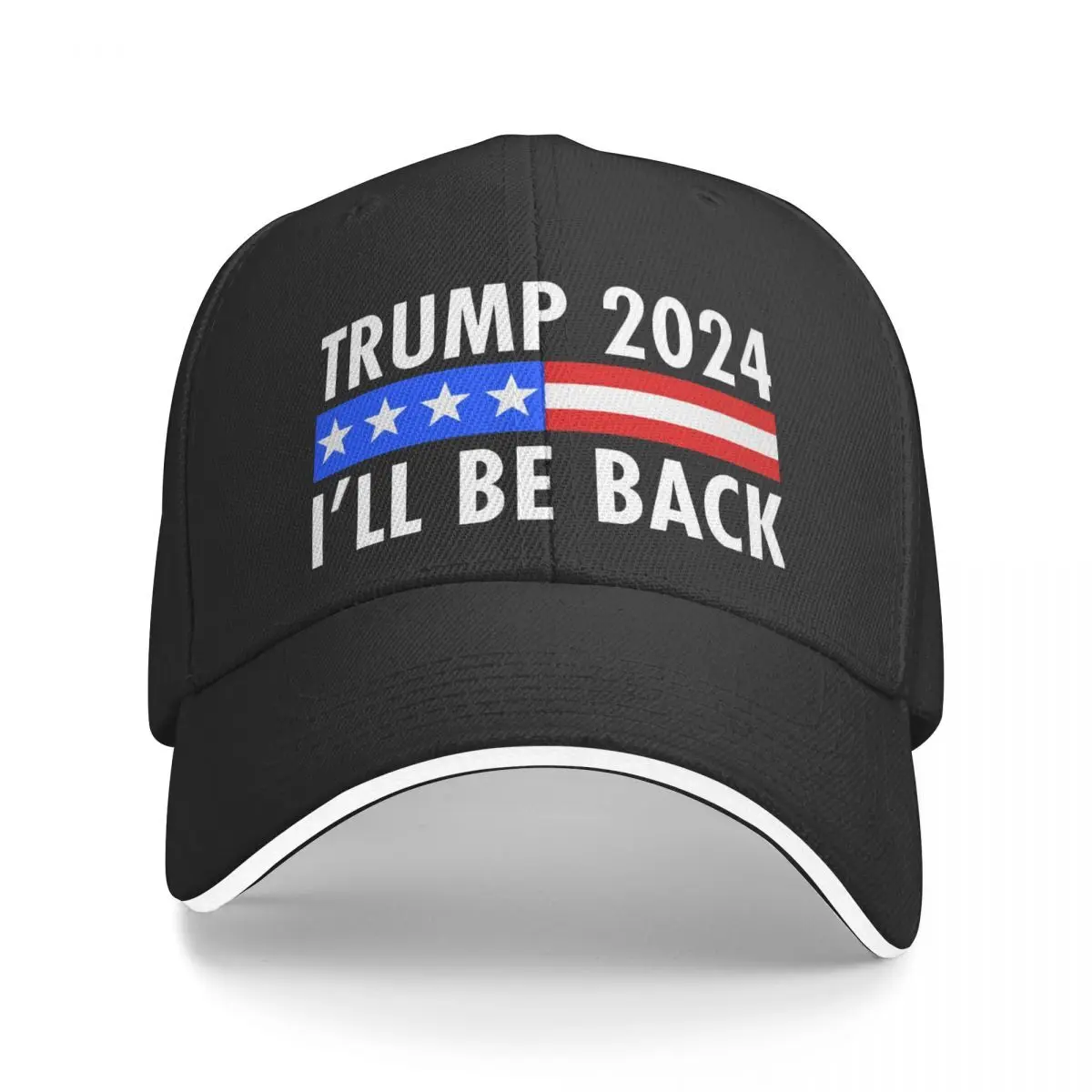 Trump 2024 I'll Be Back 1506 Hat Women Hat Hats Woman Baseball Cap Baseball Cap For Men Man Hat Baseball Cap